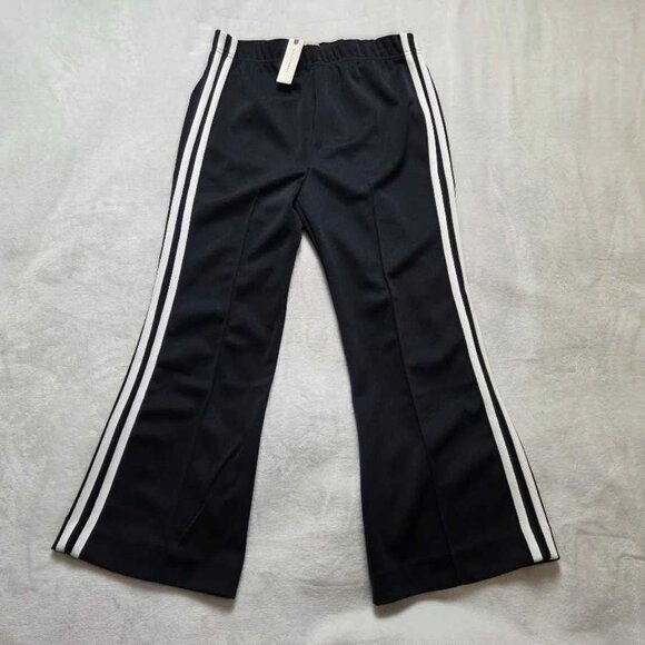 Anthropologie Pants - New M Maeve x Anthropologie Fitted side stripe black track pants